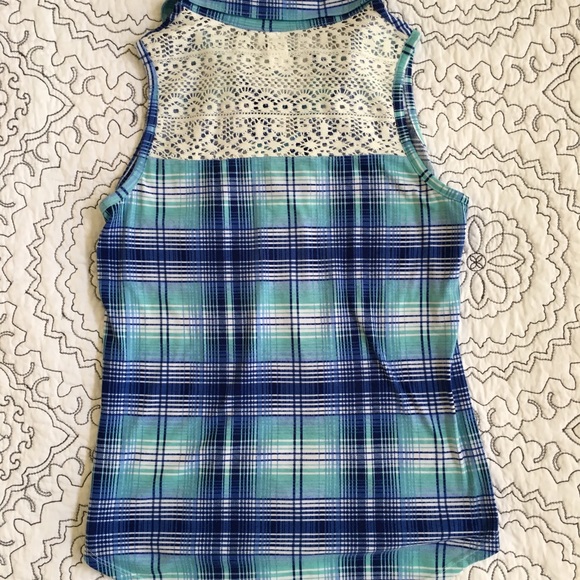 M. Fasis plaid sleeveless shirt - Picture 5 of 8